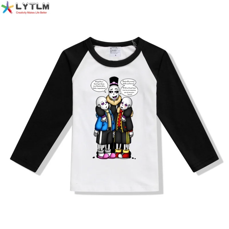 LYTLM футболки для хеллоуина детей без Undertale мальчика ясельного возраста с длинным