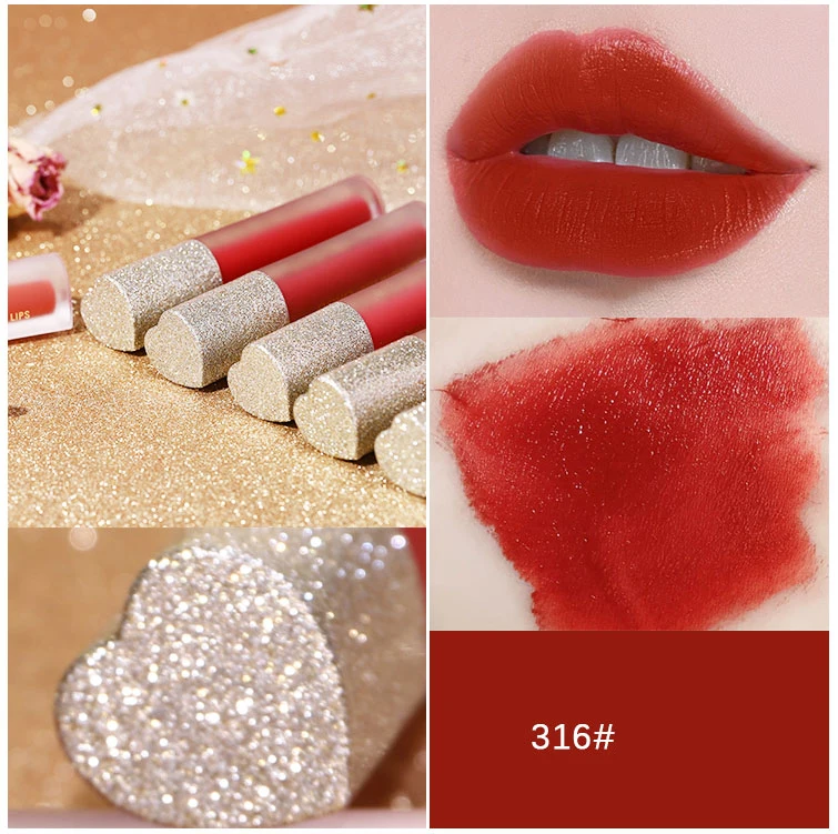 Губная помада Макияж для губ блеск длительное увлажнение любовь туман