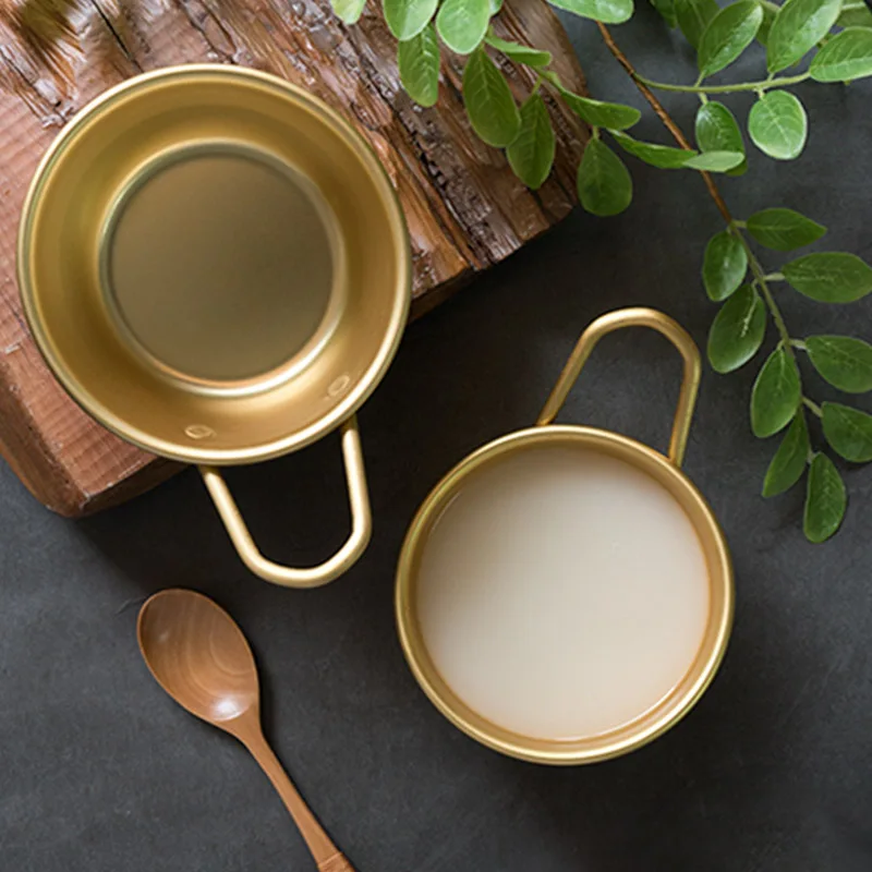 Плотная Корейская миска для риса Unibird 1 шт. позолоченная супа салата лапши вина