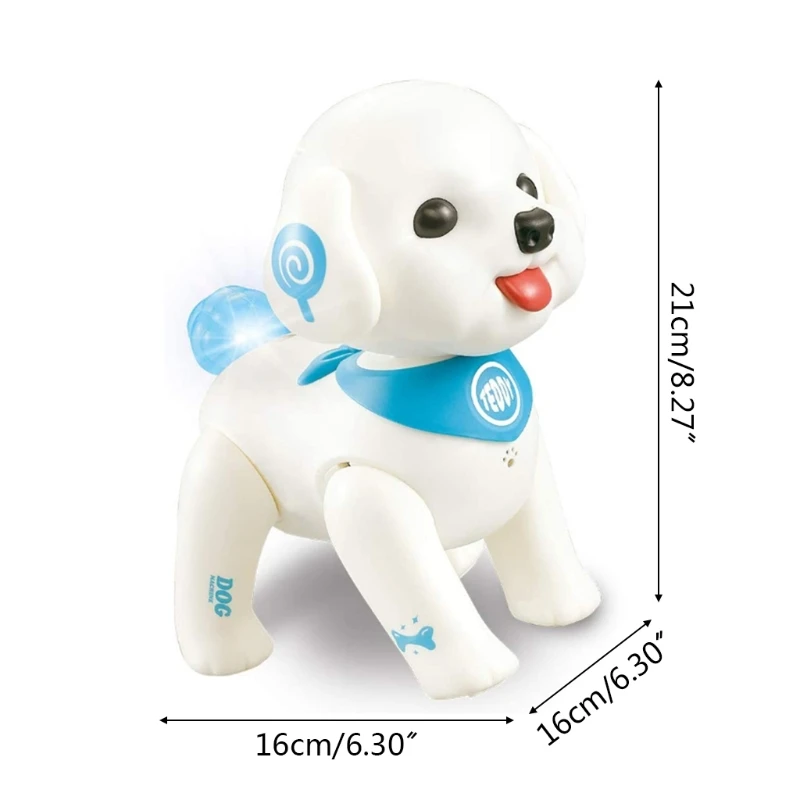 

RC Robot Dog Smart Puppy Programmable Voice Control Singing Walking Remote Control Electronic Pet Educational Toys