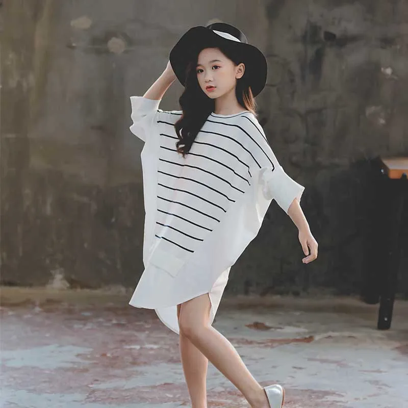 Платье для девочек коллекция 2019 года осенне-зимнее трикотажное детское платье в