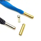 20 шт. бесшовные металлические шнурки наконечники для замены головки ремонтные Aglets DIY наборы кроссовок серебристого и золотого цвета аксессуары для обуви 4x20мм