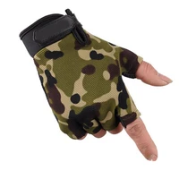 half finger tactical gloves men women antiskid army military bicycle airsoft shooting riding gear camo fingerless gloves