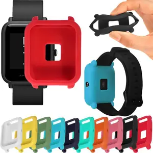 new applicable to amazfit huami youth edition silicone case anti scratch silicone soft case smart wearable devices accessories free global shipping