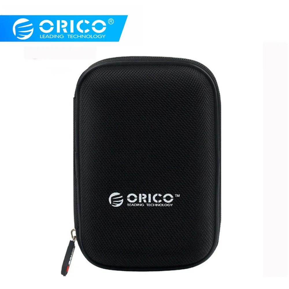 ORICO 2,5 дюймовый защитный чехол для жесткого диска, сумка для внешнего портативного жесткого диска, Портативная сумка для жесткого диска, внешний аккумулятор, USB кабель, чехол для хранения