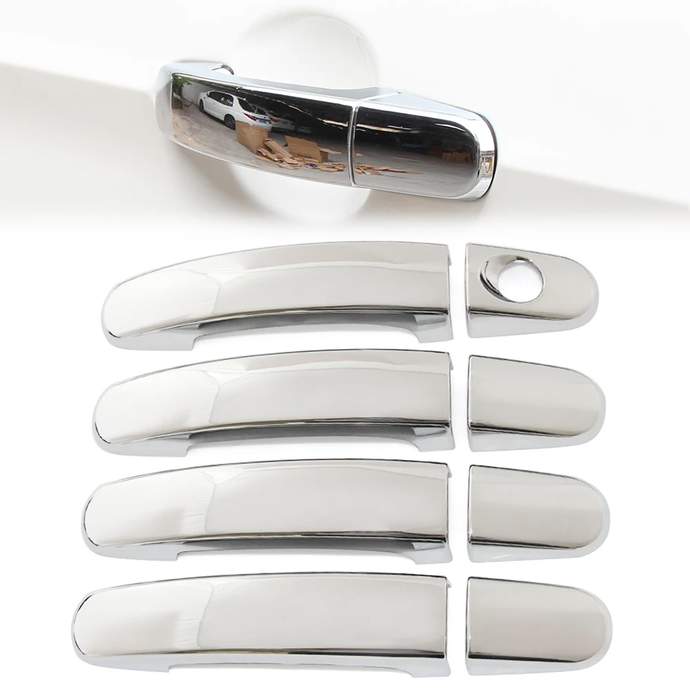 8pcs ABS Chrome Trim Door Handle Covers For Ford Focus 2 3 MK2 MK3 2005-2011 2012 2013 2014 2015 Auto Car Accessories | Автомобили и
