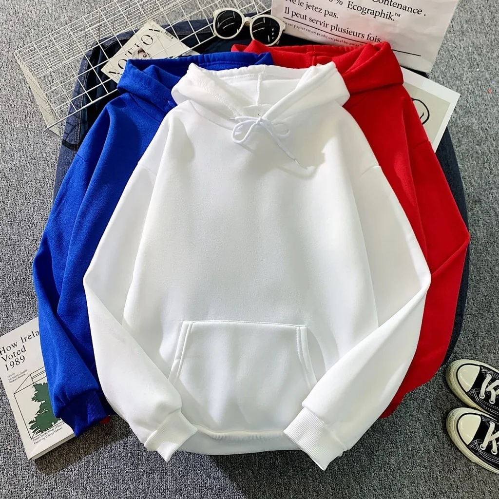 

Extra Large 8 Color Unisex Men's Women's Loose Long Sleeve Sweatshirt Hoodie Hoodie Jacket Lelaki Perempuan