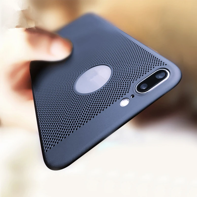 Теплоотвод чехол для телефона iPhone X 8 7 6 6s Plus 5 5S SE крутой Матовый Жесткий Чехол XS MAX