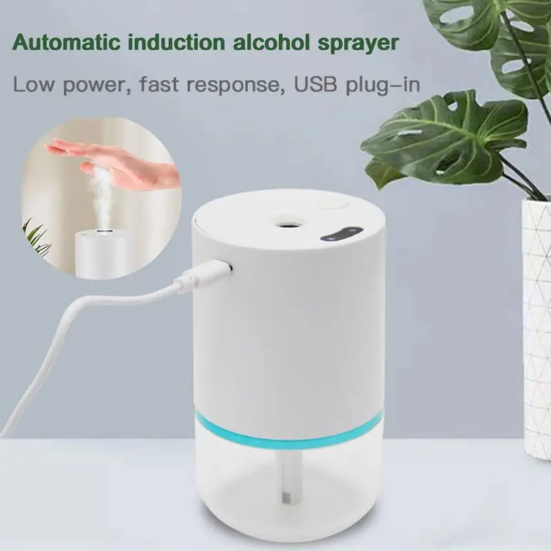 

Soap Dispenser Automatic Induction Alcohol Sprayer Dispenser Touchless High Sensitive IR Induction Alcohol Sterilizer USB Charge