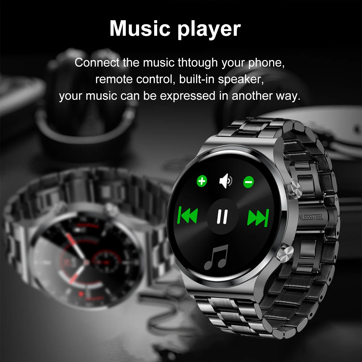Новинка 2021 роскошные часы с Bluetooth Смарт-часы для звонков мужские