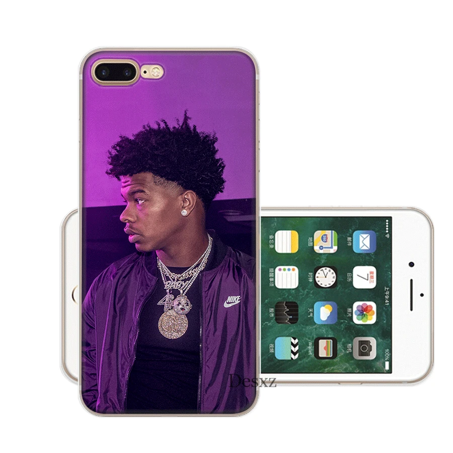 Мобильный телефон tpu чехол для iPhone 11 Pro X XS Max XR 6 6S 7 8 Plus 5 5S SE крышка Lil Baby | Мобильные