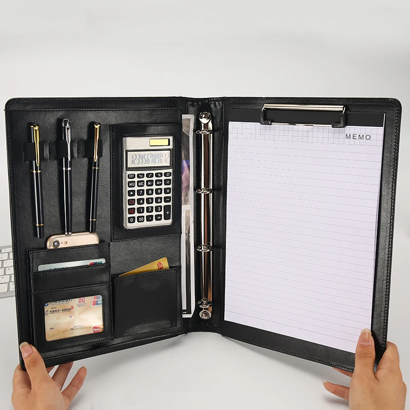 Многофункциональная папка А4 блокнот с калькулятор менеджера для контракта