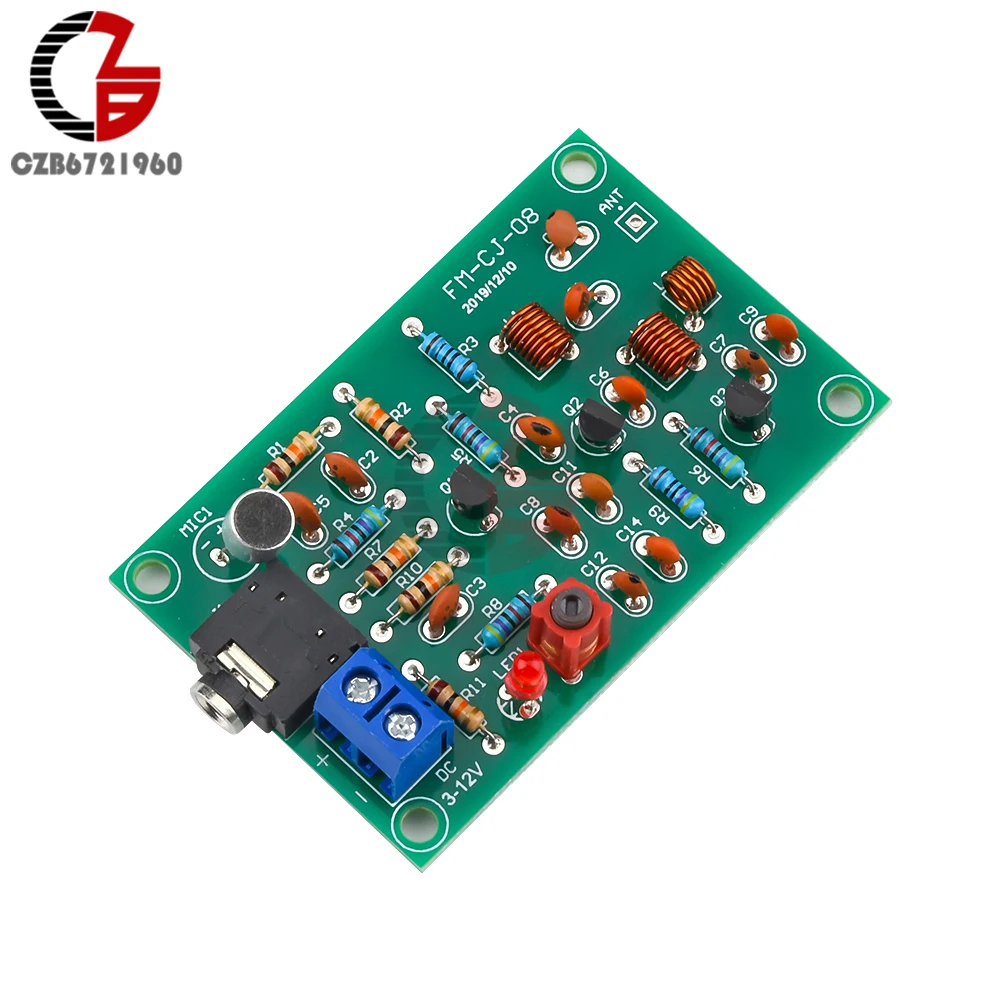 Беспроводной FM модуль 76 110 МГц радиоприемник MP3 аудио беспроводной передатчика 3 12