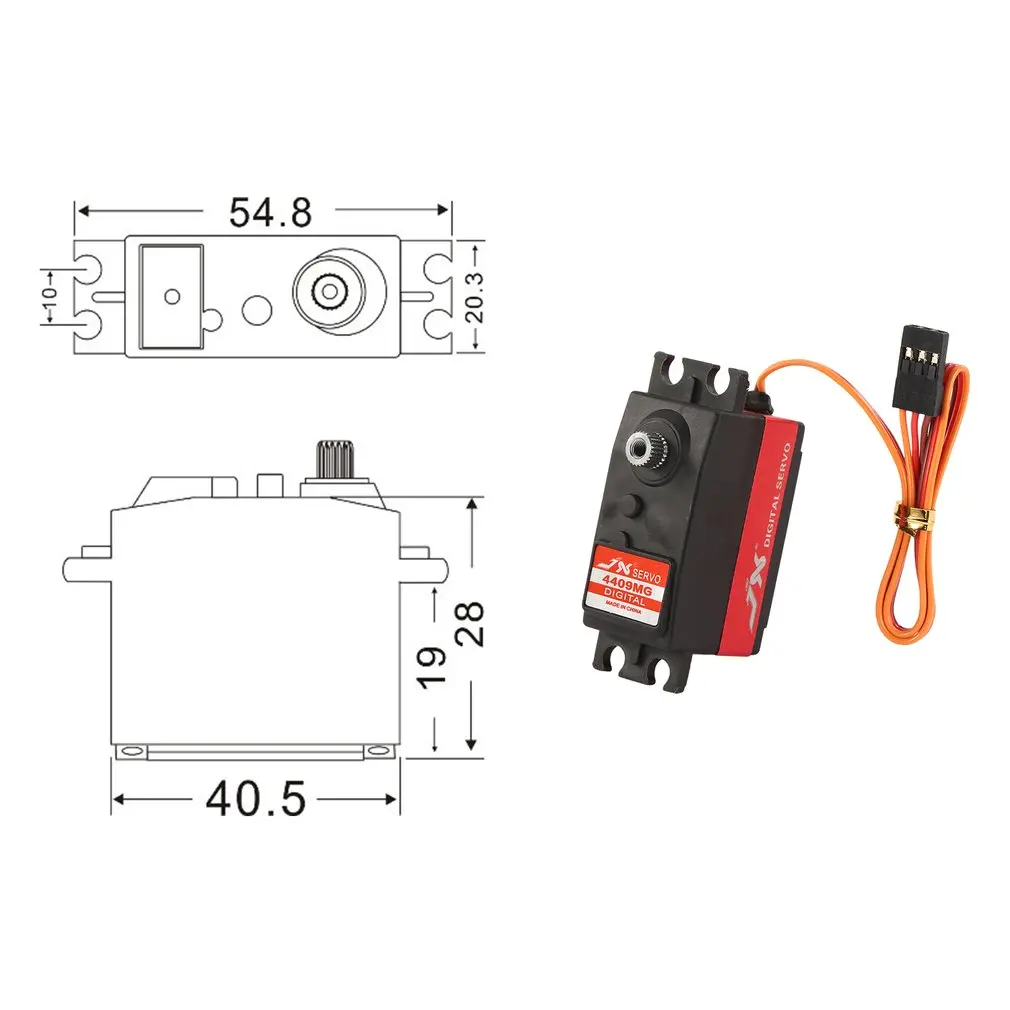 JX PDI 4409MG 9кг Hoge Precisie Metal Gear Digitale Standaard Servo 3 racing 3R SAKURA D4 CS|Мотор| |