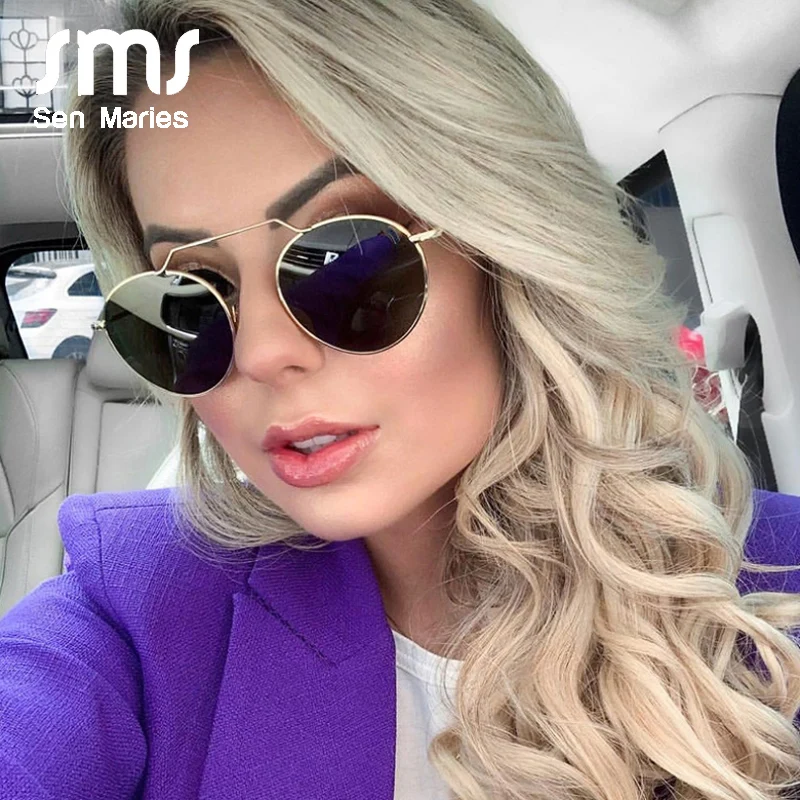 Винтажные Круглые Солнцезащитные очки Тони Старка для мужчин и женщин новинка 2019