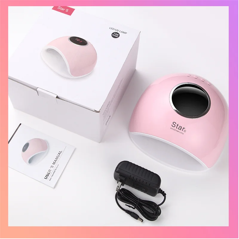 72 Вт лампа для ногтей Star5 интеллигентая (ый) Сенсор светильник терапия машина