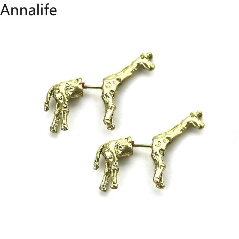 Новинка 2019 милая фотография жирафа реальный подарок для женщин украшения