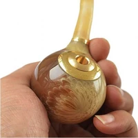 new 1pcs resin smoking pipe tobacco pipes cigarette holder filter mens gadget gift free shipping