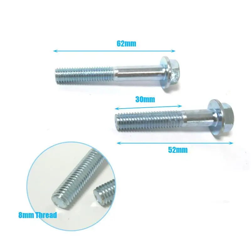 Выхлопные болты для скутера задние мопеда 50cc 125cc 150cc Gy6 139QMB 157QMI | Автомобили и