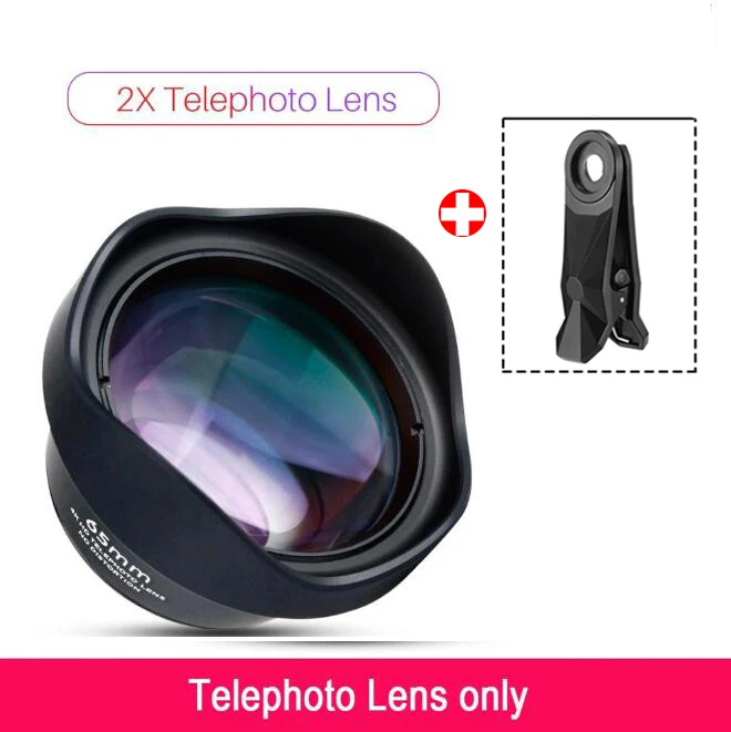 Telephoto lens ULANZI анаморфный объектив Универсальный объектив широкоугольный объектив с CPL фильтром рыбий глаз телеобъектив для iPhone Andriod телефонов - Цвет: Telephoto lens