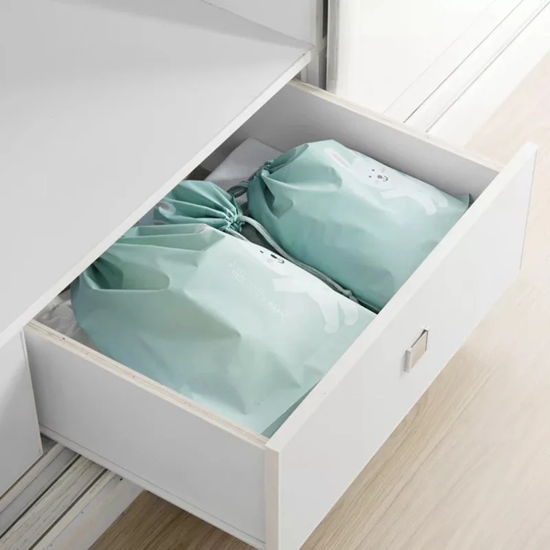 Портативный обувь с милым желтым утенком Пылезащитное тканевое сумка типом пх