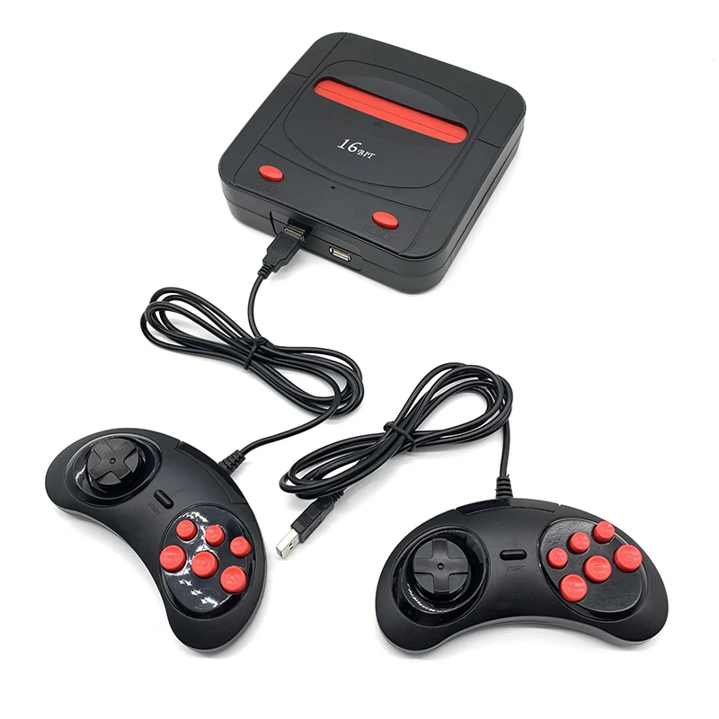 Мини классическая 16 бит sega ТВ игровая консоль Ретро игровая консоль Поддержка TF карты HDMI Портативный игровой плеер встроенный 188 игр