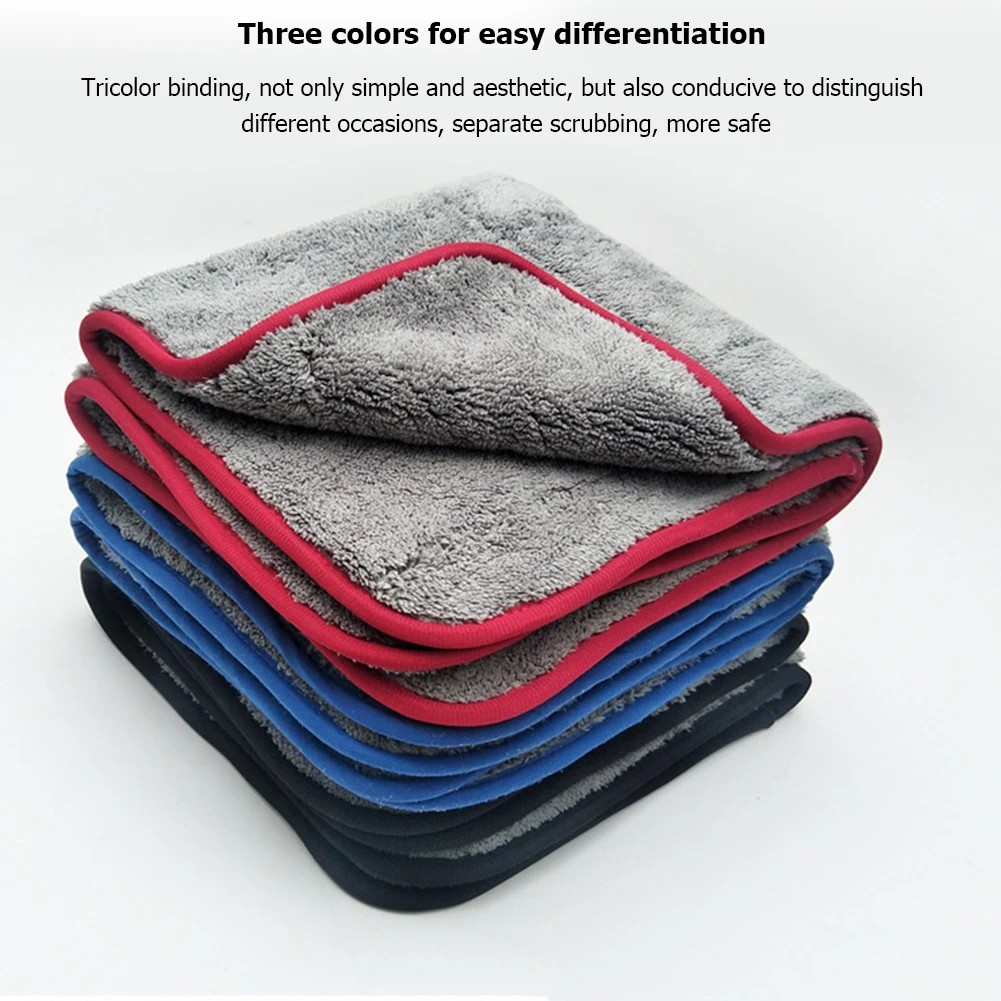 42x48 см полотенце из микрофибры для мытья автомобиля классические цвета и простой