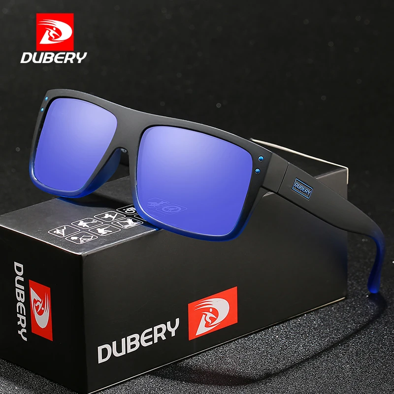 

DUBERY Sunglasses Polarized Men's Retro Male Goggle Colorful Sun Glasses For Men Fashion Brand Luxury Mirror Glasses UV400 911