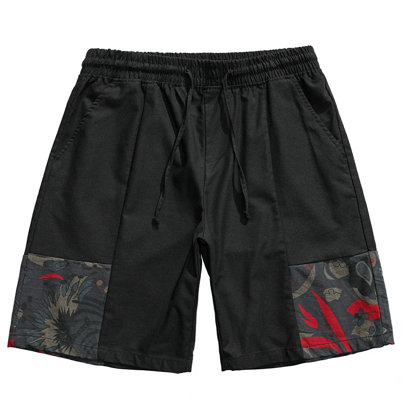 Модные летние мужские шорты в стиле хип-хоп уличная одежда японском Харадзюку