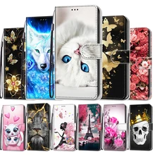 For Samsung Galaxy J1 J3 J5 2016 J 3 Flip Case Leather Cover for Samsung Galaxy J5 J3 2017 J530 f Phone Case Wallet Book Cat Dog