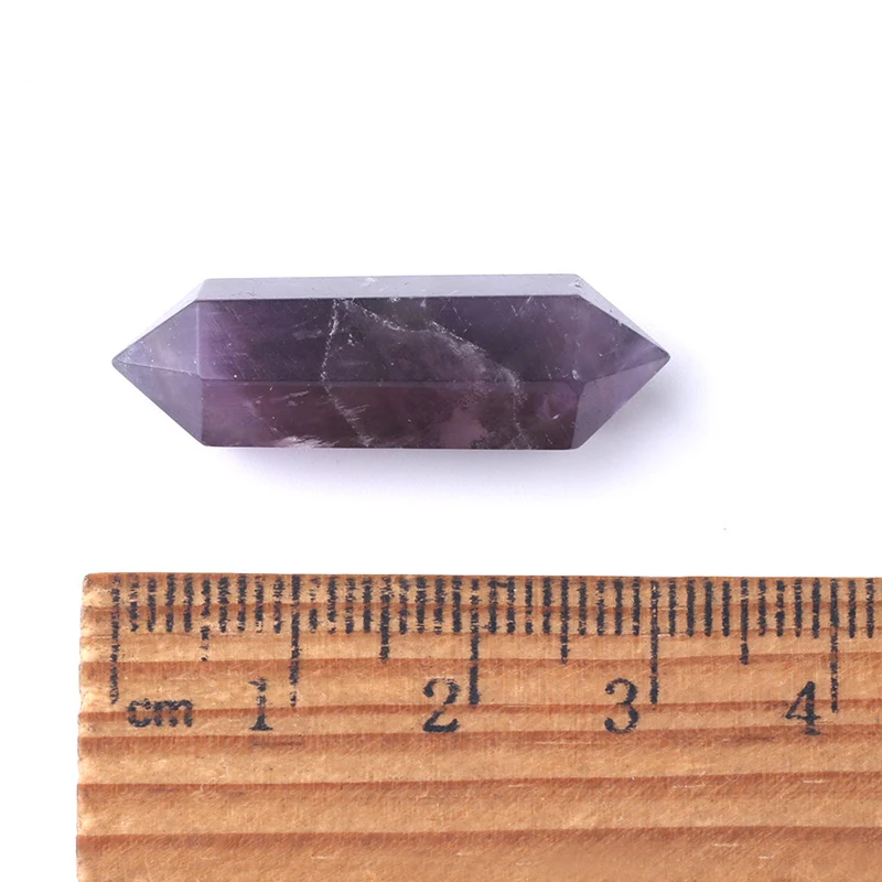 

1pc Random Natural Amethyst Wand Quartz Crystal Stones Healing Mineral Stones Hexagonal Treatment Crystals Aquarium Decoration