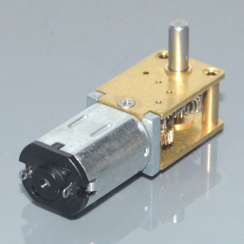 Редукционный двигатель N20 высокий крутящий момент постоянного тока 12 В червячный