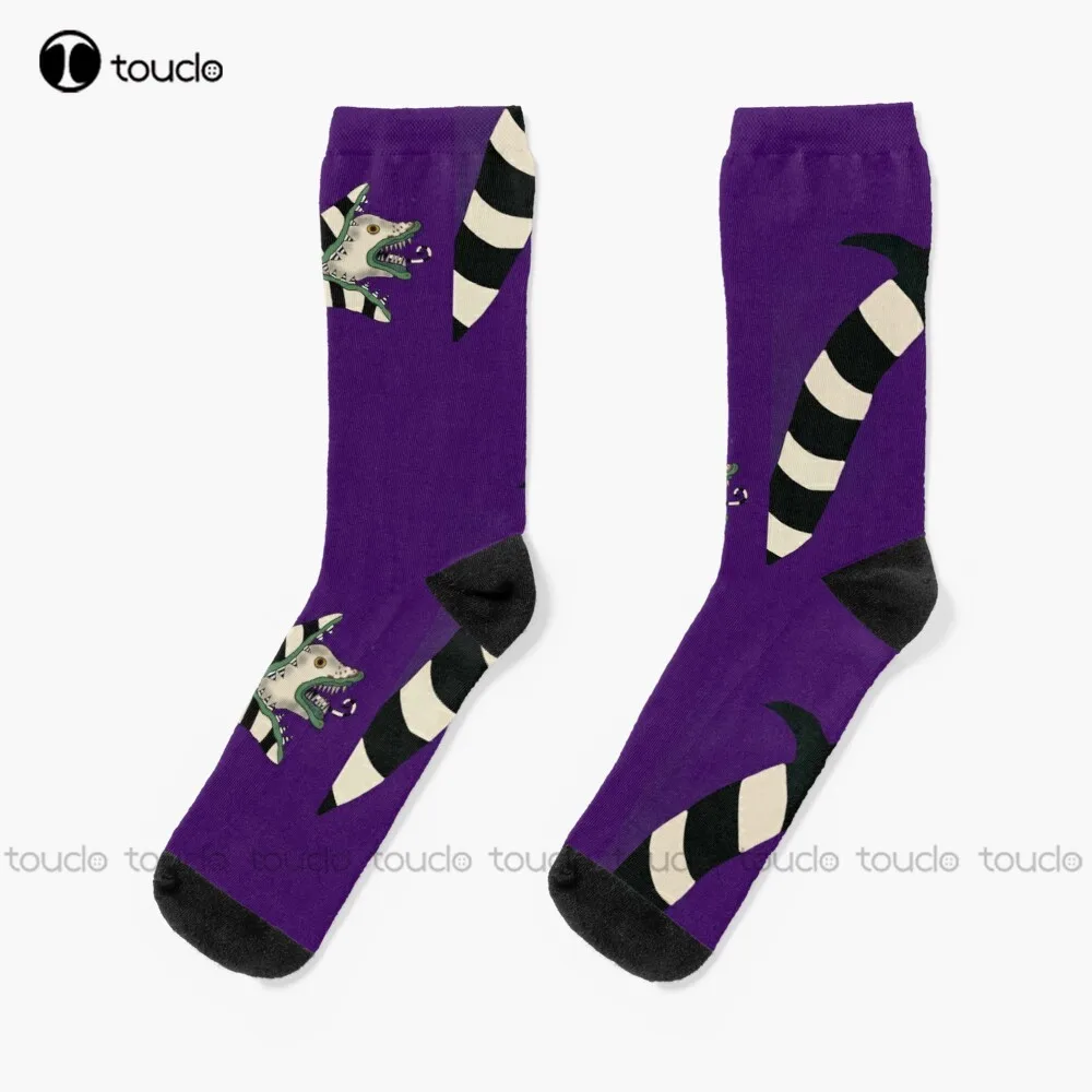 

Носки-носки Beetlejuice с изображением червей, Рождественский и новогодний подарок, Молодежные носки унисекс для взрослых и подростков с цифровым принтом 360 °, модная новинка