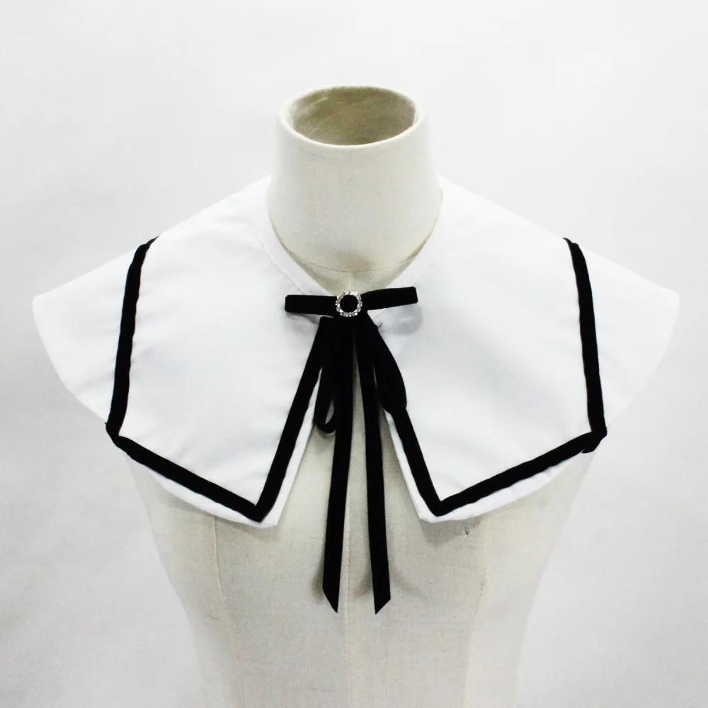 

Linbaiway Women Removable Fake Collar Detachable Collar Shawl Half Shirt Female False Collar Shawl Wrap Decorative Faux Col