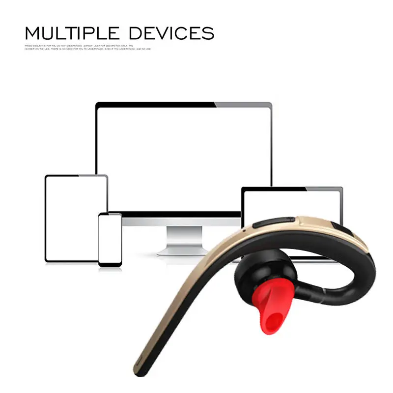 Handsfree бизнес Bluetooth наушники с микрофоном Голосовое управление Беспроводная