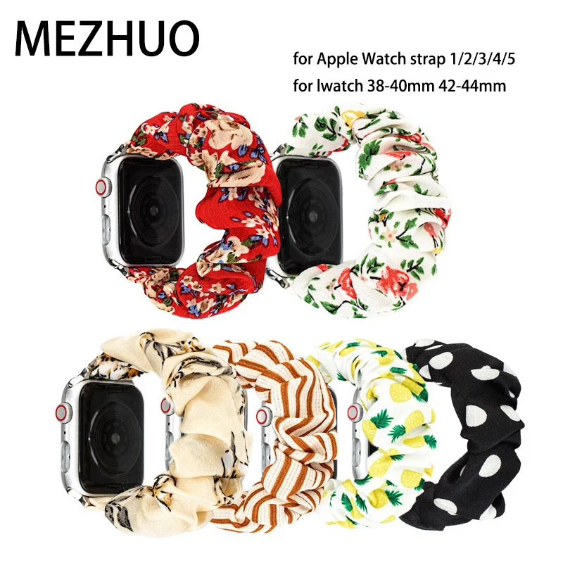 Цветной тканевый ремешок подходит для iwatch 5 4 3 2 1 38 мм 40 Apple Watch 42 44 мм|Ремешки часов|