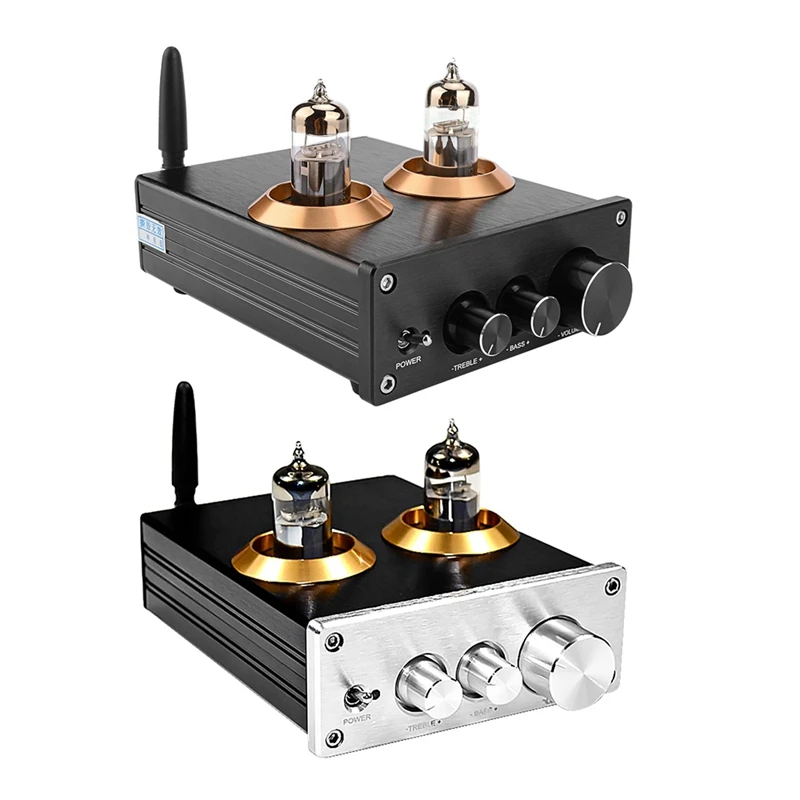 

Bluetooth 5.0 Hifi 6J5 Tube Preamp Amplifier NE5532 Preamplifier Amplificador Tone Board Treble Bass Volume Adjustment