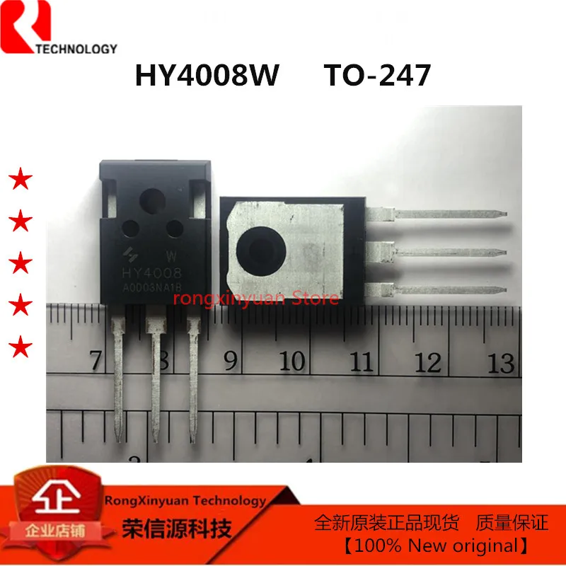 HY4008W TO-247 2019 + HY4008 N-Channel enhance МОП инвертор Ultra chip 80V 200A 100% Новый оригинальный |