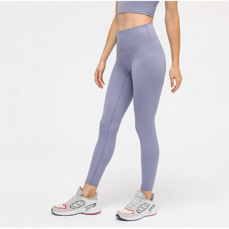 

Lululemon No Embarrassment Line High-Waist Hip-Lifting Elastic Fitness Nine-Point Pants
