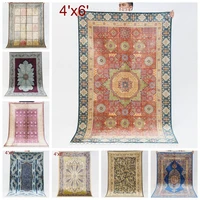 collection of 4x6ft top quality factory handmade silk carpet home decoration tabriz carpet