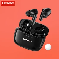 original lenovo xt90 tws bluetooth wireless earphone noise canceling headphone earbuds sport handsfree headset with microphone