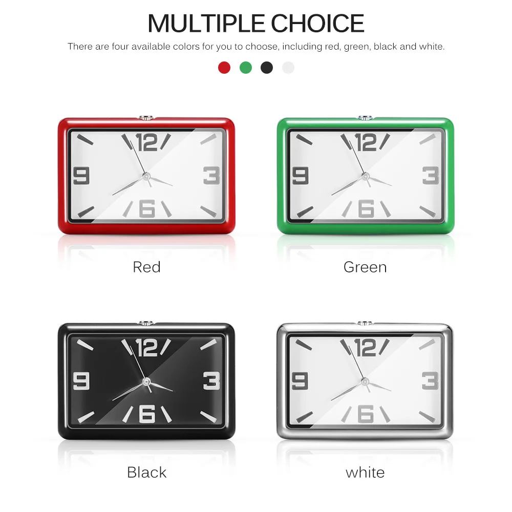 Алюминиевая палка для приборной панели автомобиля кварцевые часы украшение