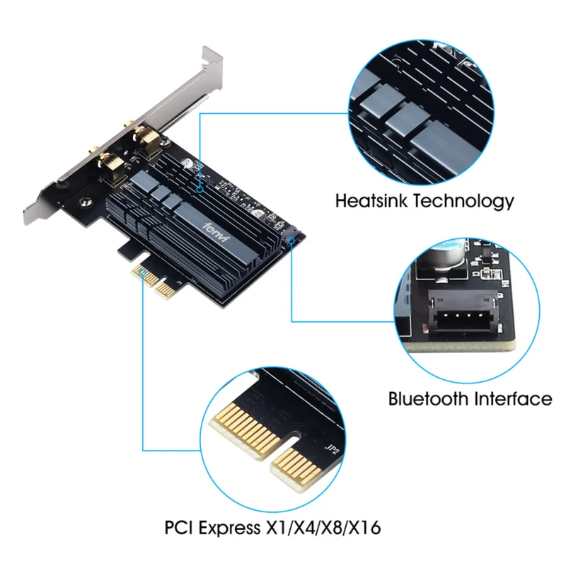 3000 Мбит/с PCI e Беспроводной адаптер Intel AX210 Wi Fi 6E Wlan Card беспроводная сетевая карта