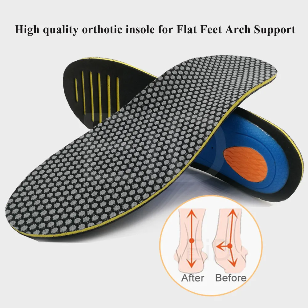 EiD EVA Orthopedic Insoles Orthotics flat foot Health Sole Pad for Shoes insert Arch Support pad for plantar fasciitis Feet Care