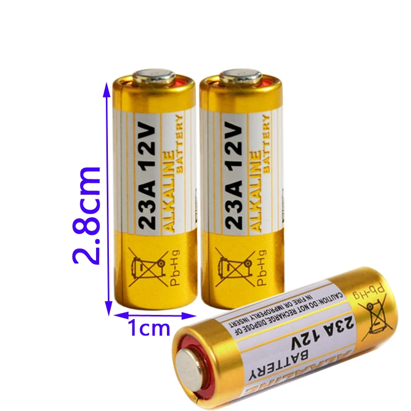 20 шт. 23A 12 В сухая щелочная батарея 23AE 21/23 A23 GA MN21 для колокольчика автомобильной