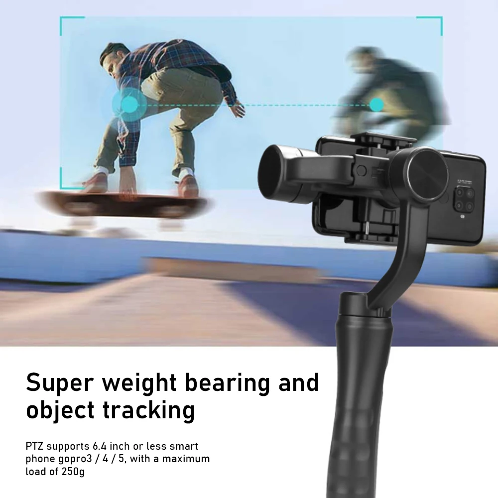 Travor 3 осевой Ручной Стабилизатор PTZ Gimbal мобильный телефон Gopro камера селфи палка USB