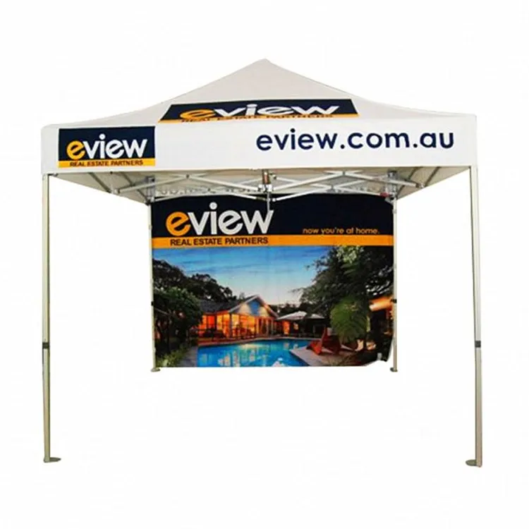 

10ft x 10ft Folding Tent Trade Show Exhibition Canopy Promotional Advertising Tents Event Marquee with Dye-sublimation Printing