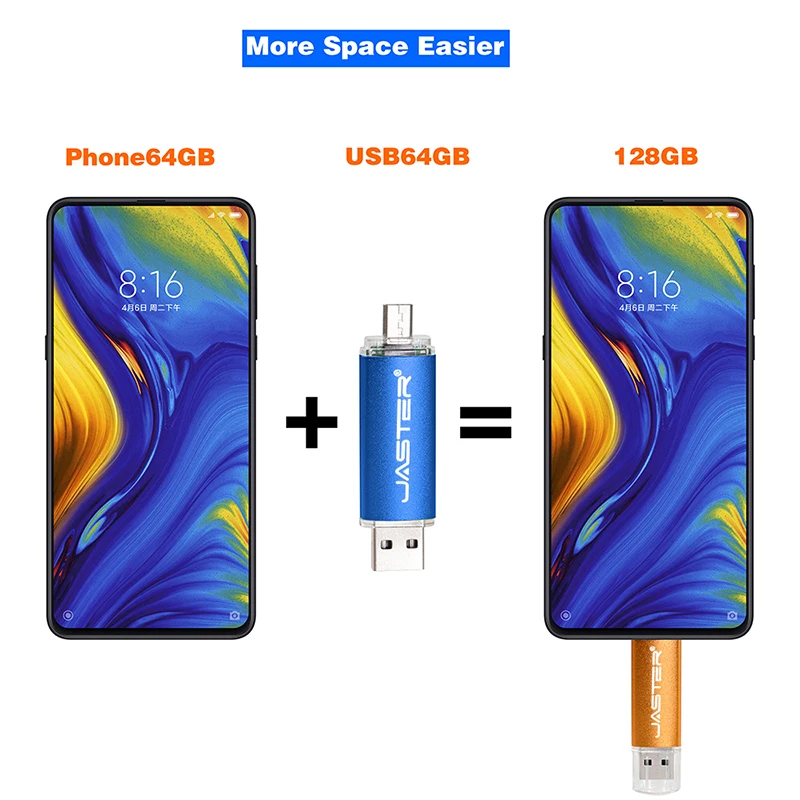 Корабль USB 2 0 OTG красочные стетящиеся волосы флеш накопитель 16 Гб оперативной