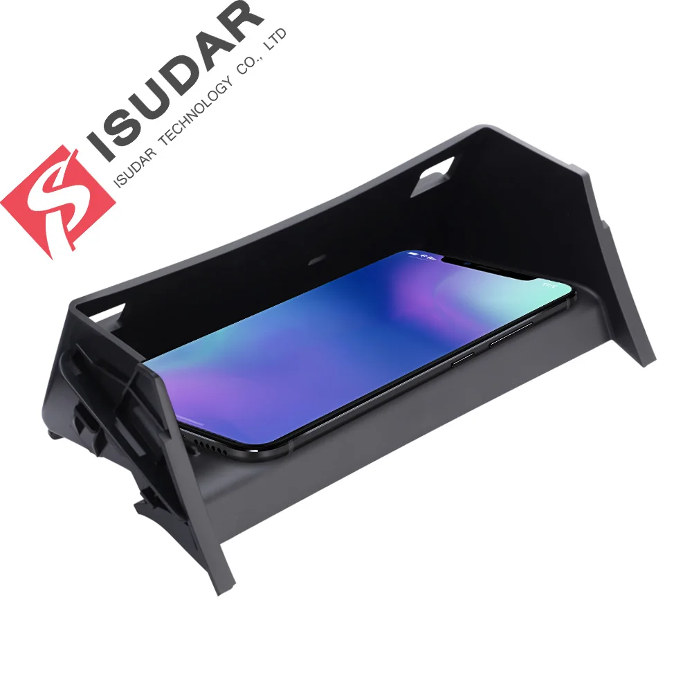 ISUDAR 10 W Qi автомобильное беспроводное зарядное устройство Автоматическая быстрая