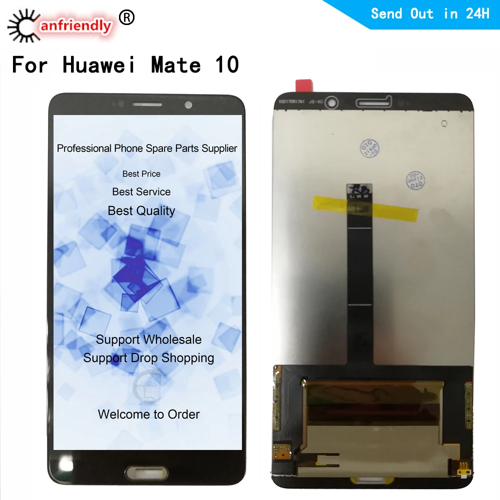 

LCD For Huawei Mate 10 ALP-L09 L29 AL00 Mate10 LCD Display Touch panel Screen sensor Digitizer module with frame Assembly